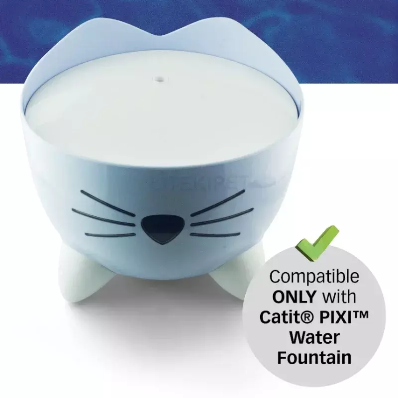 Filtros de Agua originales para gatos, 12 piezas, Compatible con Catit PIXI, sistema de Triple filtración para dispensador de agua PIXI