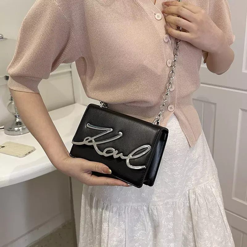 Модная стильная женская сумка через плечо L 2023, модные клатчи, Вместительная женская сумка на цепочке