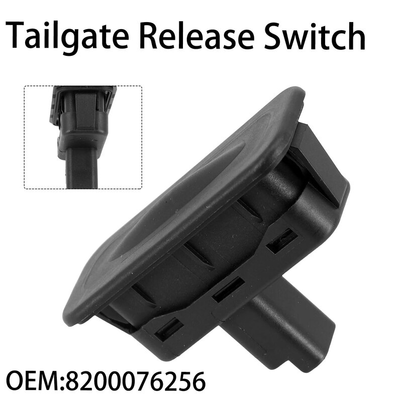 Plastic Start Switch para veículo, alça traseira, substituição traseira, acessório de gatilho, peças de inicialização, 12 V, 2 pinos, 8200076256