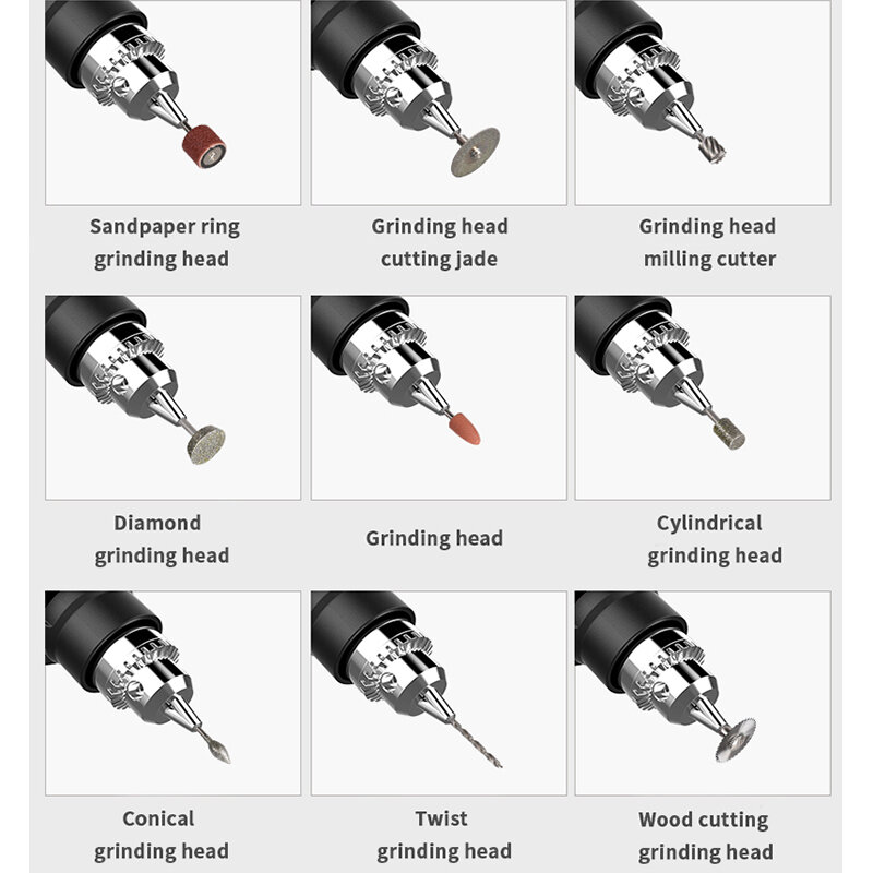 262pcs Electric Mini Drill Bit Kit Abrasive Rotary Tool Accessories Diamond Cutting Discs Sanding Grinding Set for Dremel