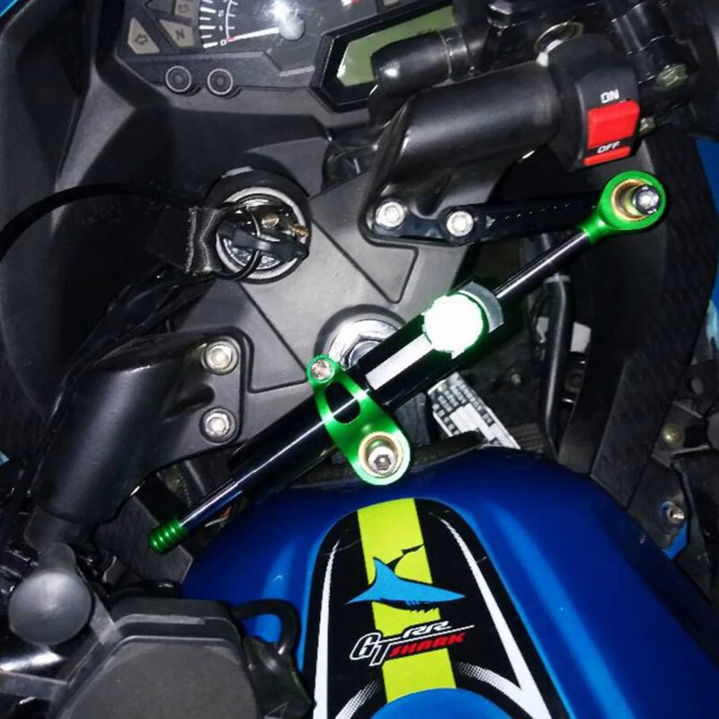 Soporte de amortiguador de dirección ajustable para motocicleta, accesorios de montaje K para KAWASAKI Z750R Z 750 R Z750 R 2011 2012 2013