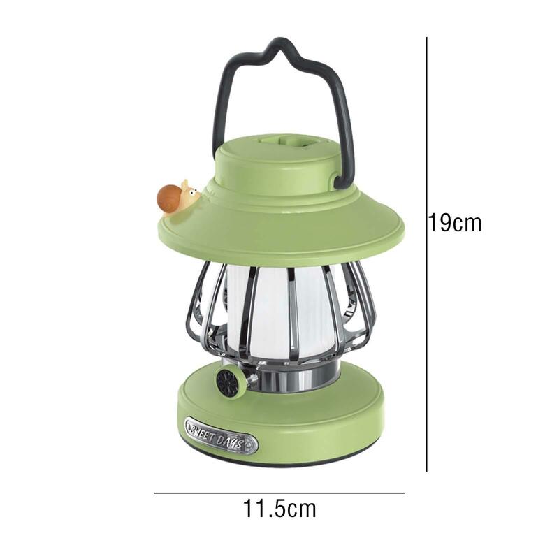 Lanterne de camping LED murale compacte à intensité variable, 3 modes d'éclairage, USB, lumière de camping pour pique-nique, fête de randonnée intérieure
