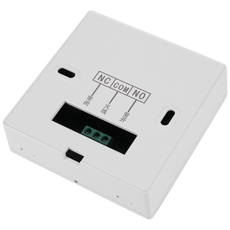 Biały Regulator temperatury termostat grzejnikowy ścienny do programowalny termostat tygodniowych kotłów