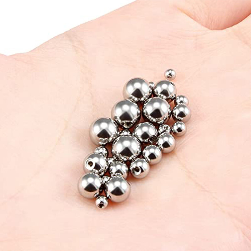 14G 16G Replacement Balls Surgical Steel Externally Threaded Piercing Balls for Nipple Tongue Belly Lip Septum Rings Barbell