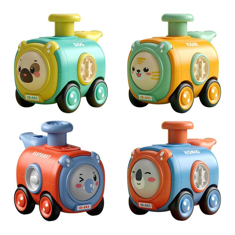 Carros do brinquedo do animal para meninos e meninas, fricção Powered, brinquedos pré-escolares, presente do aniversário