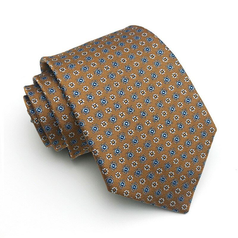 Мужской галстук MUGIVALA 8 см, деловая одежда, хаки, цвета шампанского, кофейного цвета, Полосатый профессиональный галстук для рубашки и воротника, ручная работа