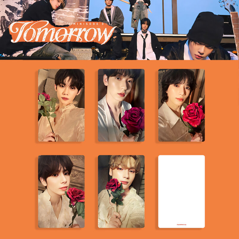 Kpop ATEEZ Photocards FREEFALL Deja Vu Minisode Album TOMORROWS YEONJUN Lomo Card SOOBIN BEOMGYU TAEHYUN Kpop akcesoria Merch