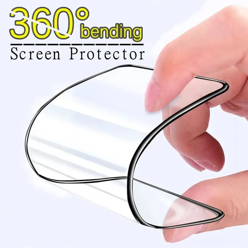 Protector de pantalla de película de cerámica mate suave para iPhone, 14, 13, 12 Pro Max, 11, XR, XS, X, 8, 7 plus, SE20, antirotura, sin película de vidrio, 1-4 piezas