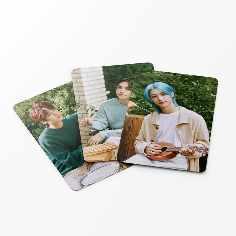 ファン,ロックスター,5つ星のアルバム,hyunjin felix,anの偽の会議,写真プリントのカードのセット,55個