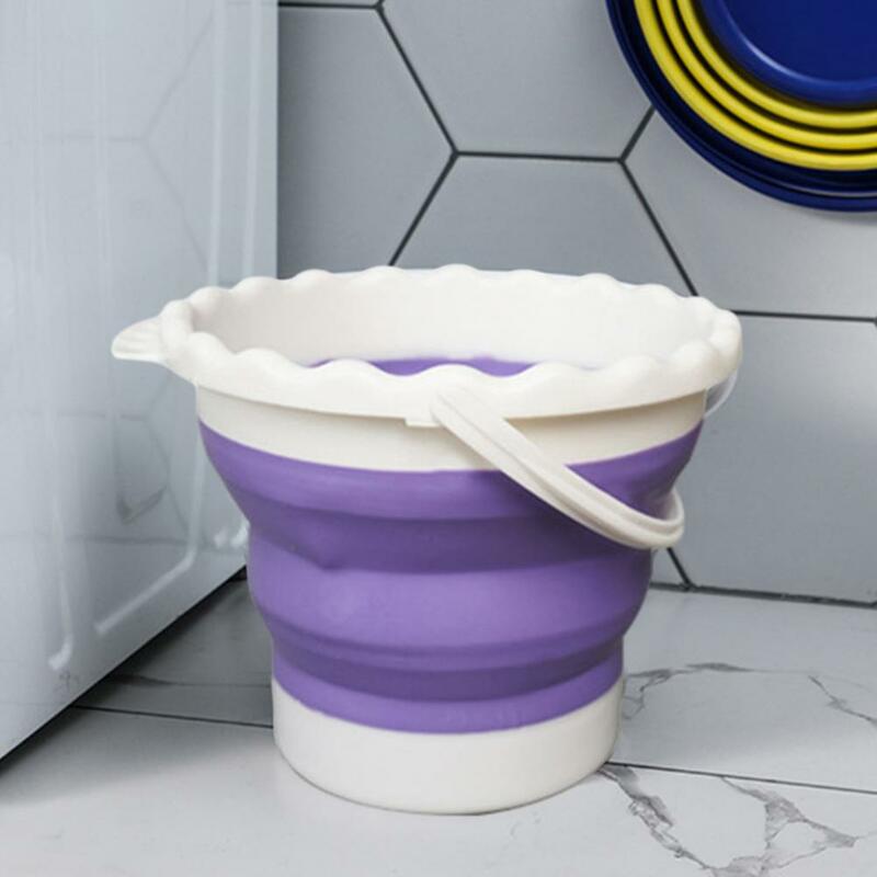 Art Bucket Anti-scratch Brush Washing Bucket Convenient Wash  Creative Folding Design Art Bucket