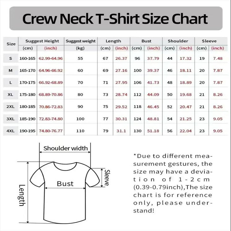 2023 T-shirt Summer New Fashion Men's English Letter Printing Pattern Casual Loose Street Fitness High Quality Cotton Top