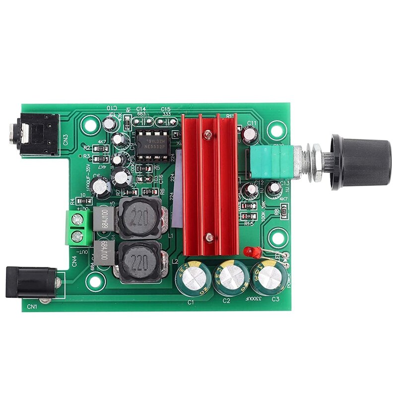Placa Amplificadora de Potência de Alta Sensibilidade, Subwoofer Mono TPA3116, Módulo Amplificador com NE5532 OPAMP