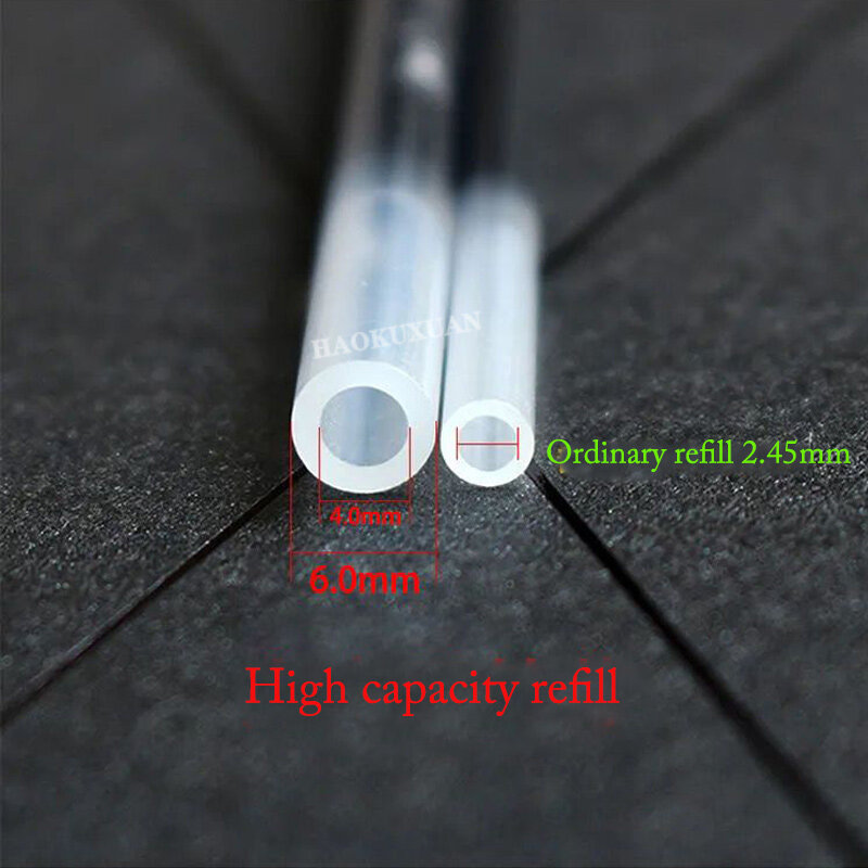 대용량 젤펜 1.0/0.7/0.5mm, 서예 필기 펜, 카본 블랙/블루/레드 볼펜, 비즈니스용