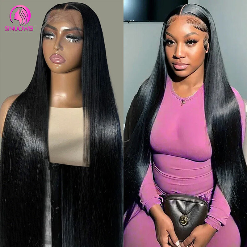 Sophia Straight Lace Front Wig, Remy Hair, HD Lace Closure Wig, 220% Human Hair, 5x5, 30 ", 32"