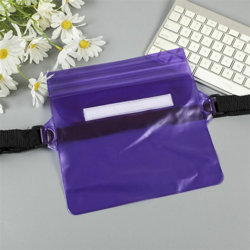Bolsa de almacenamiento impermeable para teléfono móvil, sello de PVC de tres capas, resistente al agua, Multicolor