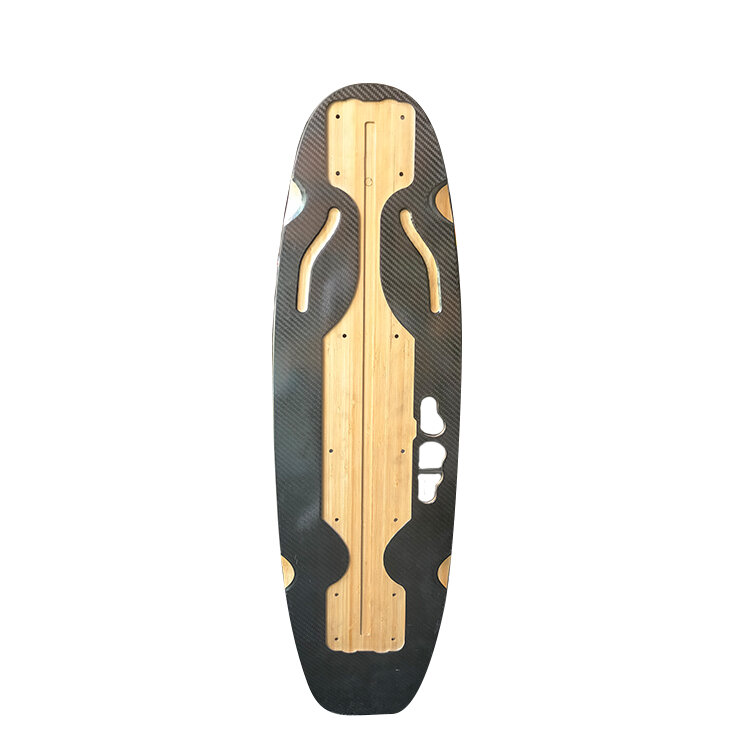 Super cienkie elektryczny Longboard z włókna węglowego bambusowy klon kanadyjski elektryczny Longboard deskorolka deskorolce
