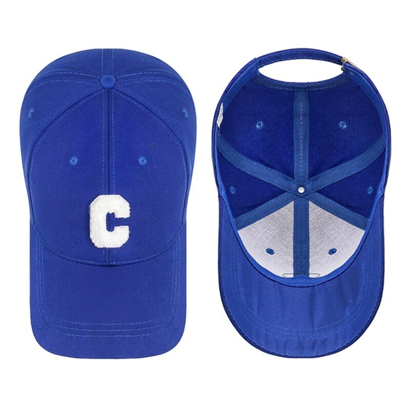 Summer Women Men Structured Baseball Cap Solid Cotton Adjustable Snapback Sunhat Outdoor Sports Hip Hop Baseball Hat Casquette