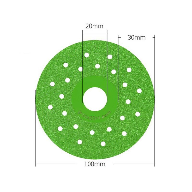 2Pcs 100mm Cutting Disc Saw Blade Polishing Grinding Wheel For Glass Marble Ceramic Tile Jade Cutting Tools Angle Grinder Parts