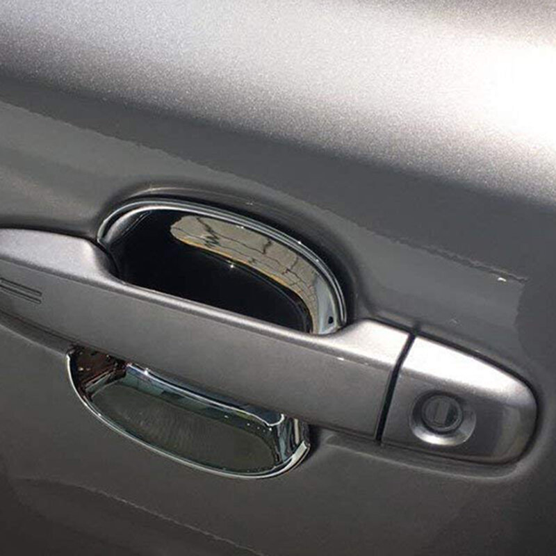 Manija de puerta delantera cromada, cubierta de cuenco para Toyota C-HR CHR 2017, 2018, 2019