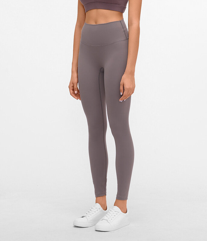 Celana 18 warna kulit kedua merasa celana Yoga wanita Squat bukti 4-Way peregangan olahraga Gym Legging kebugaran ketat