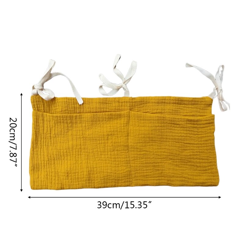 Y1UB Baby Crib Hanging Bag Use as Bed Storage Pocket Bunk