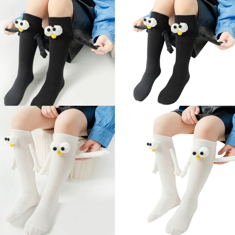 Носки с героями мультфильмов, детские модные носки, забавные носки с объемной куклой для девочек и мальчиков, подарок