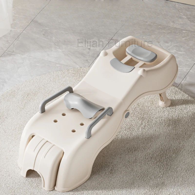 Big Home Shampoo Stoelen Kinderen Kruk Bed Hair Wash Shampoo Stoelen Opvouwbare Fotel Fryzjerski Salon Meubels Qf50sc
