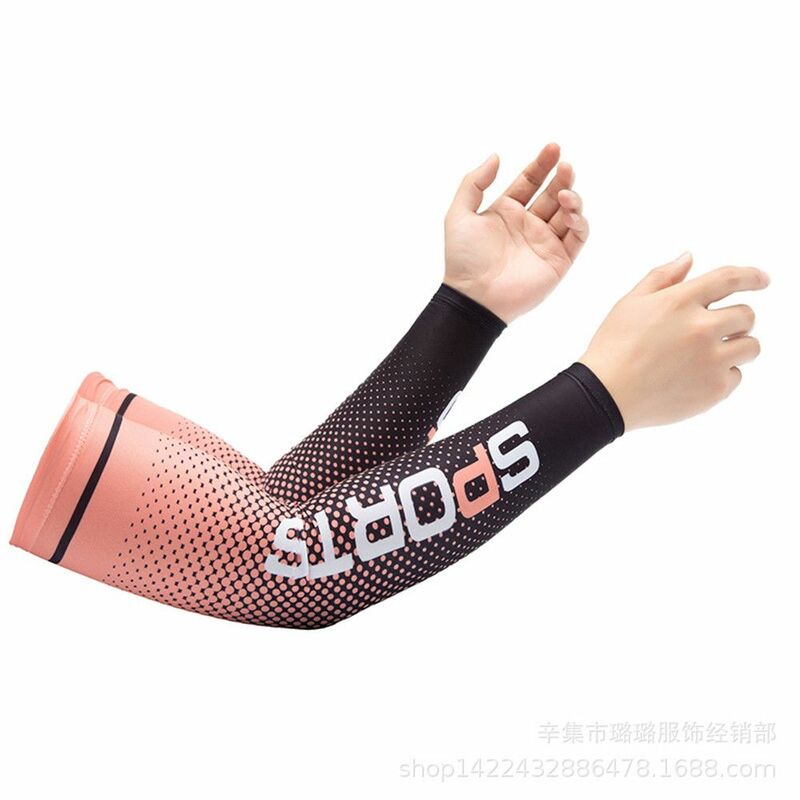 2Pcs Warmer Fishing Cycling Summer Cooling UV Protection Ice Fabric Sleeve Arm Cover Sun Protection Arm Sleeves