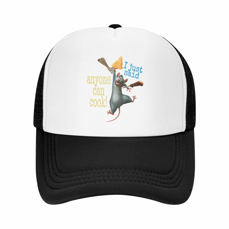 قبعة بيسبول للكبار قابلة للتعديل للرجال والنساء ، قبعة راتاتوي الكلاسيكية للشيف ريمي لسائقي الشاحنات ، مخصصة ، الربيع