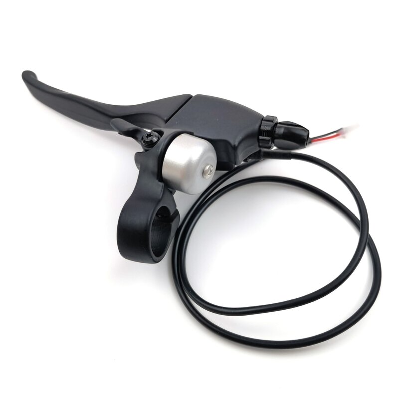 2 in 1 Electric Scooter Brake Handle Brake Lever with Aluminum Alloy Bell Ring for 8.5 Inch Scooter Accessories