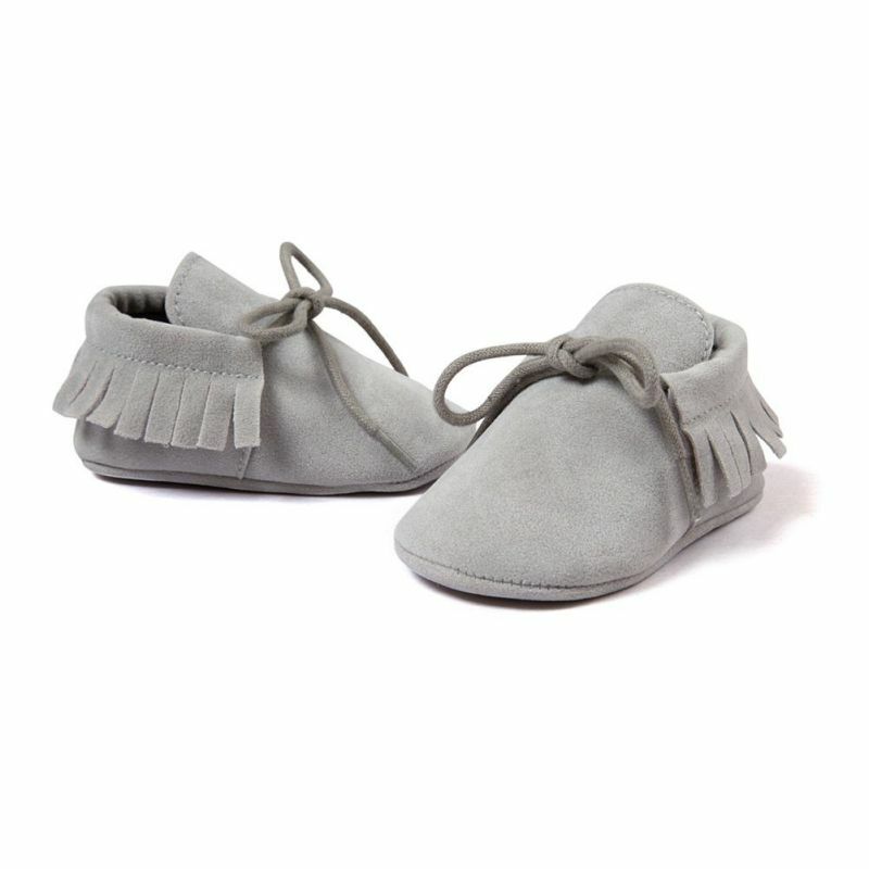 Nowe buty dziecięce chłopięce buty dziewczęce szopka buty ręcznie miękka podeszwa Tassel antypoślizgowa podeszwa nowonarodzone maluchy buciki