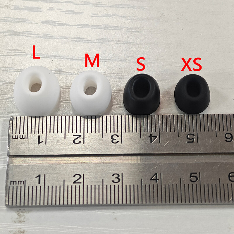 Silicone líquido Ear Plug Buds para Airpods Pro, Ear Tips, fone de ouvido insonorizado, Tampões para IP Air Pods Pro 1/2 Geração, 2 Pares