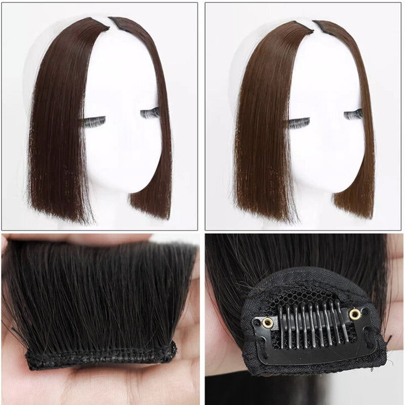 Милая челка принцессы парик средней части часть парик двухсторонний парик часть естественной обрезанной челки японское аниме бахрома