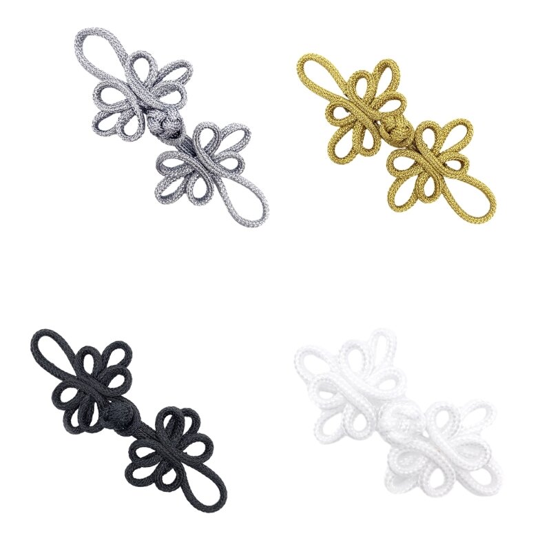 634C Chinese Cheongsam Buckle Traditional Knot Fastener Chinese Knot Buttons DIY Tool