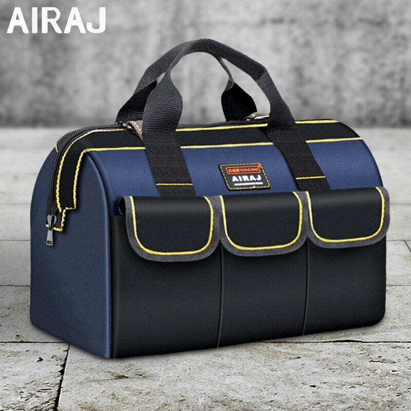 Airaj多機能ツールバッグ1680dオックスフォード布電気技師バッグ防水耐摩耗性高容量収納バッグ