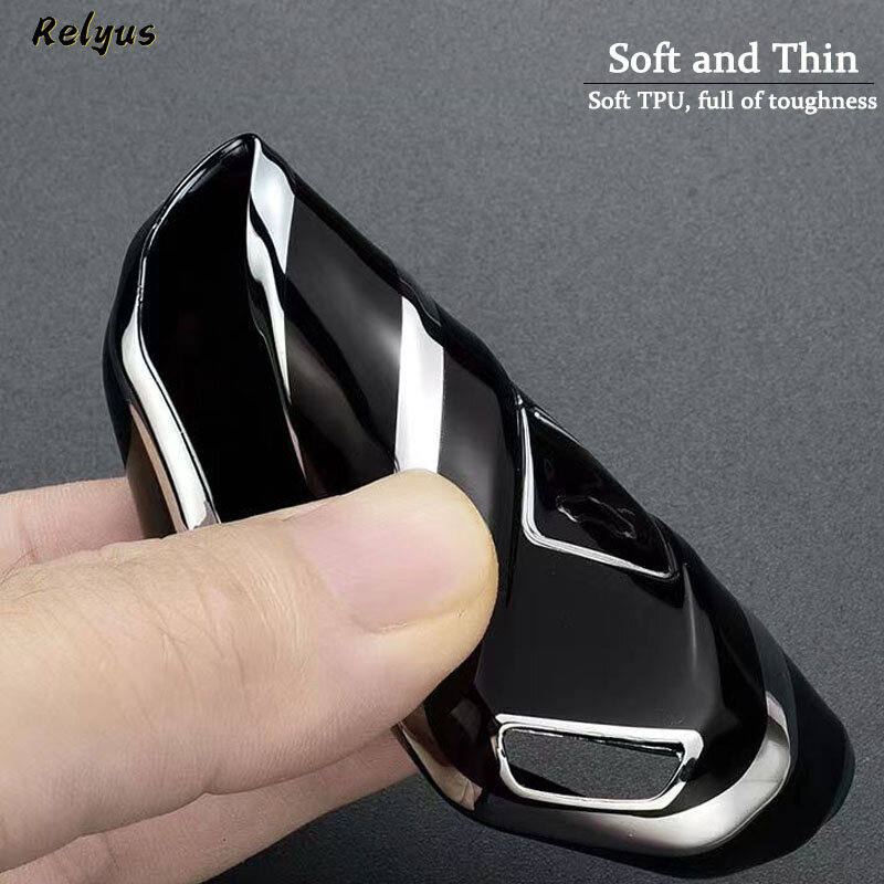 Soft TPU Car Flip Key Case Cover Shell for Ford Fusion Fiesta Mondeo Ecosport Kuga Escort Everest Ranger F150 Fob Accessories
