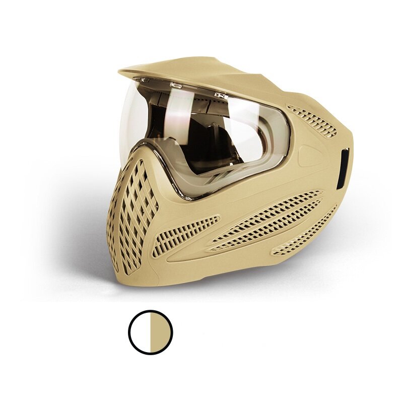 Zlangsports Mascara protetora com viseira de sol CS Cosplay Halloween Máscara Airsoft Tactical Paintball Airsoft Completo Rosto Acessorios