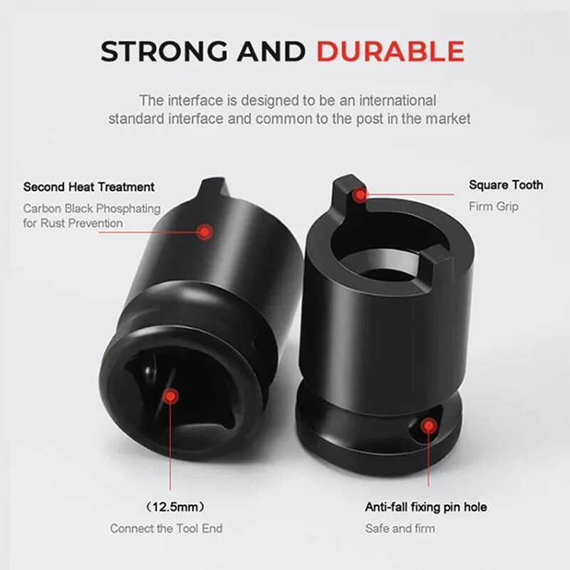 앵글 연마기 슬리브 렌치 인터페이스 12.5mm 카바이드 수동 전기 프레스 플레이트 분해 소켓 도구 액세서리, 1PC