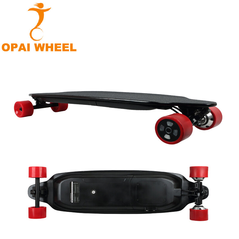 Beste Elektrische Skateboard 2019 Te Koop 4 Wiel Longboard Skateboard Decks Goedkope Prijs 600W * 2 Hub Motor Voor Volwassenen