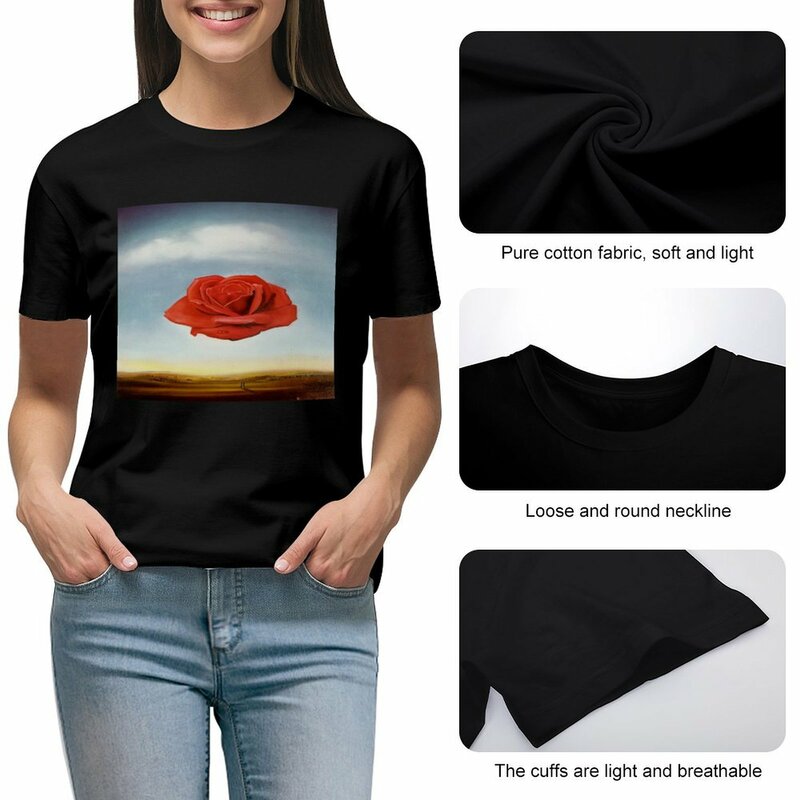 salvador dali digital painting for sale(2) T-shirt korean fashion graphics Women clothing