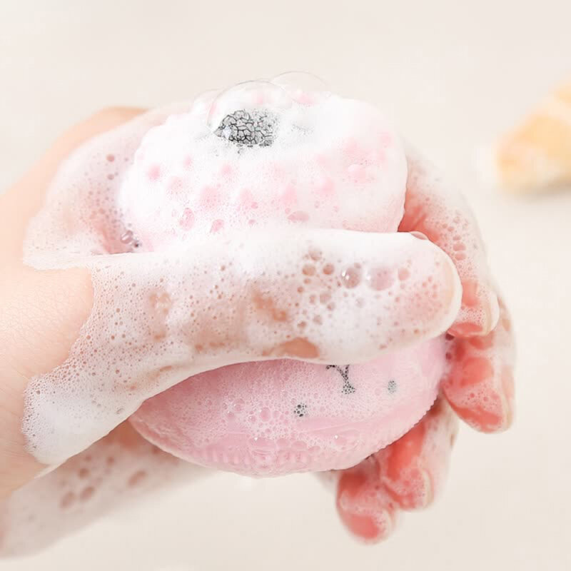 Cleansing brush face pink octopus face brush with sponge skin cleanser small skin care makeup tool facial  face cleansing