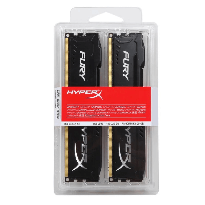 Kingston-Kit de Memoria RAM DDR3, 8GB, 16GB (2x8GB), 1600MHz, 1333MHz, 1866MHz, 2133MHz, 2400MHz, 1,5 V, DIMM, PC3-12800, 14900