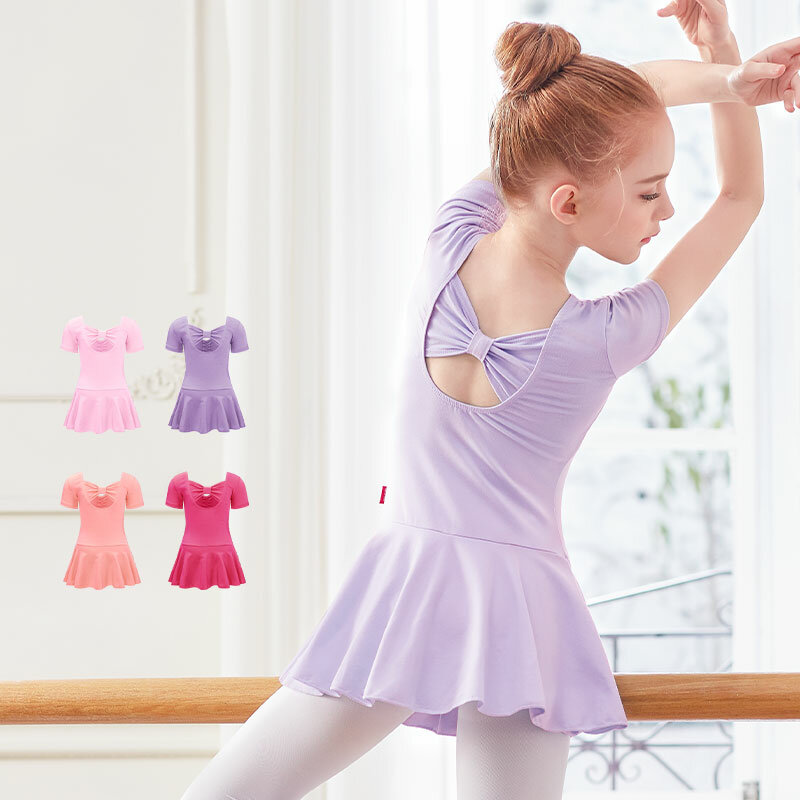 เด็กหญิงบัลเล่ต์เด็กเต้นรำLeotardชุดเต้นรำชุดสเก็ตBodysuit Dancewear Ballerianaเสื้อผ้า