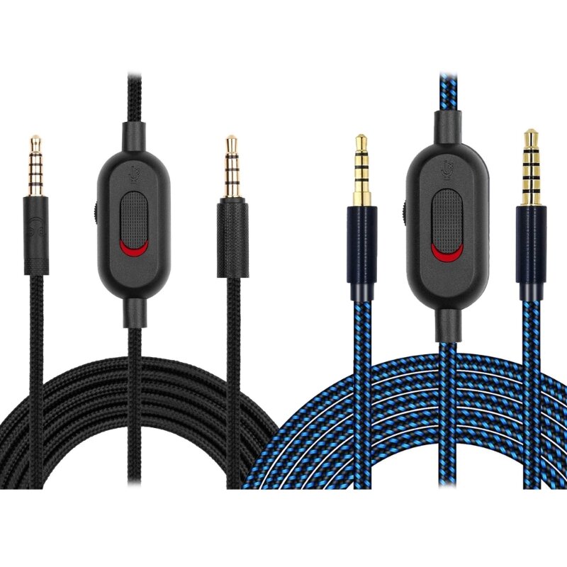 Cable de repuesto Premium con Control silencioso para auriculares AstroA10 A40, Cable de extensión trenzado de nailon para juegos, envío directo