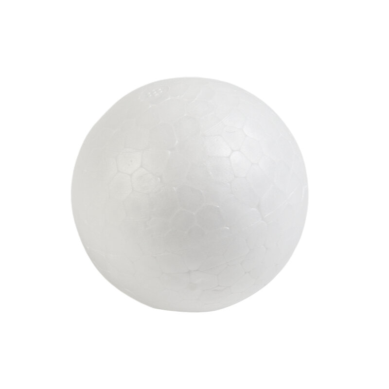 Bolas redondas de poliestireno para decoración, bola de espuma sólida de 10 piezas, árbol blanco, 50mm-100mm, para fiesta de boda, artesanía de modelado