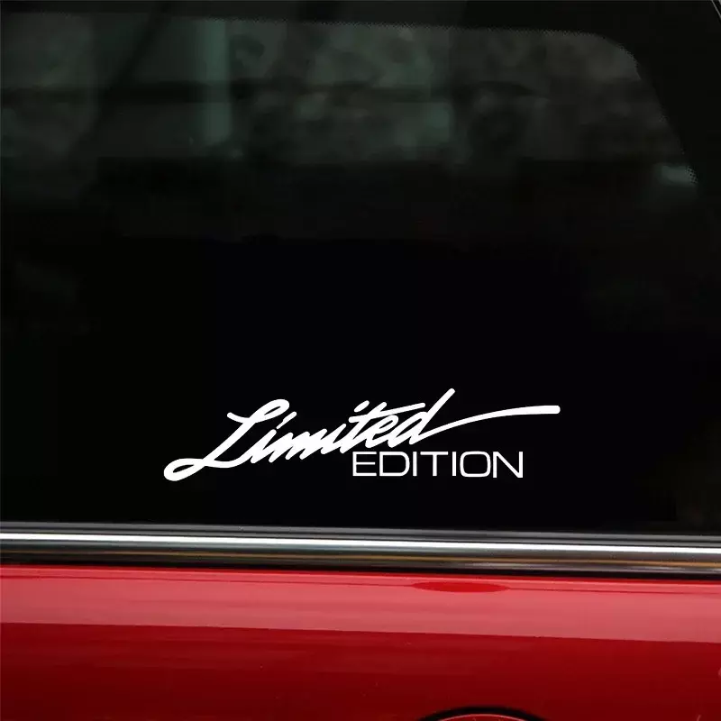 Limited Edition Vinyl Etiqueta Da Janela Do Carro, Car Styling Decal Decoração, Protetor Solar À Prova D' Água Etiqueta, 16cm * 3.8cm