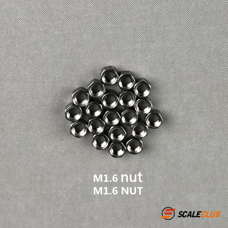 Scaleclub  custom 1.6mm nut screw outer hexagonal (2.0mm) screw Simulation Accessories
