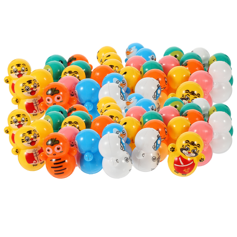 Mini vaso de 60 piezas para niños, juguetes para niños, lindos animales, taza de agua