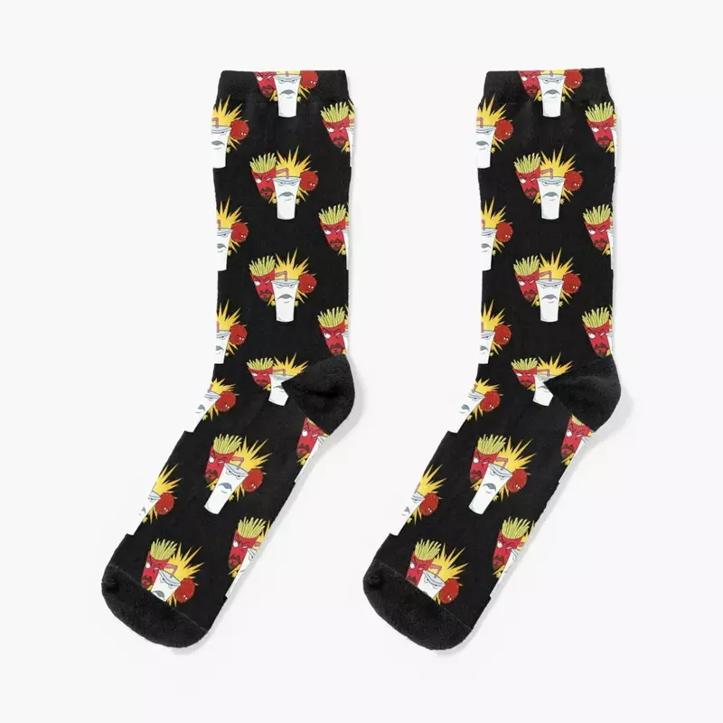 Vintage Aqua Teen Hunger Force Socks idee regalo di san valentino calzini di halloween uomo donna