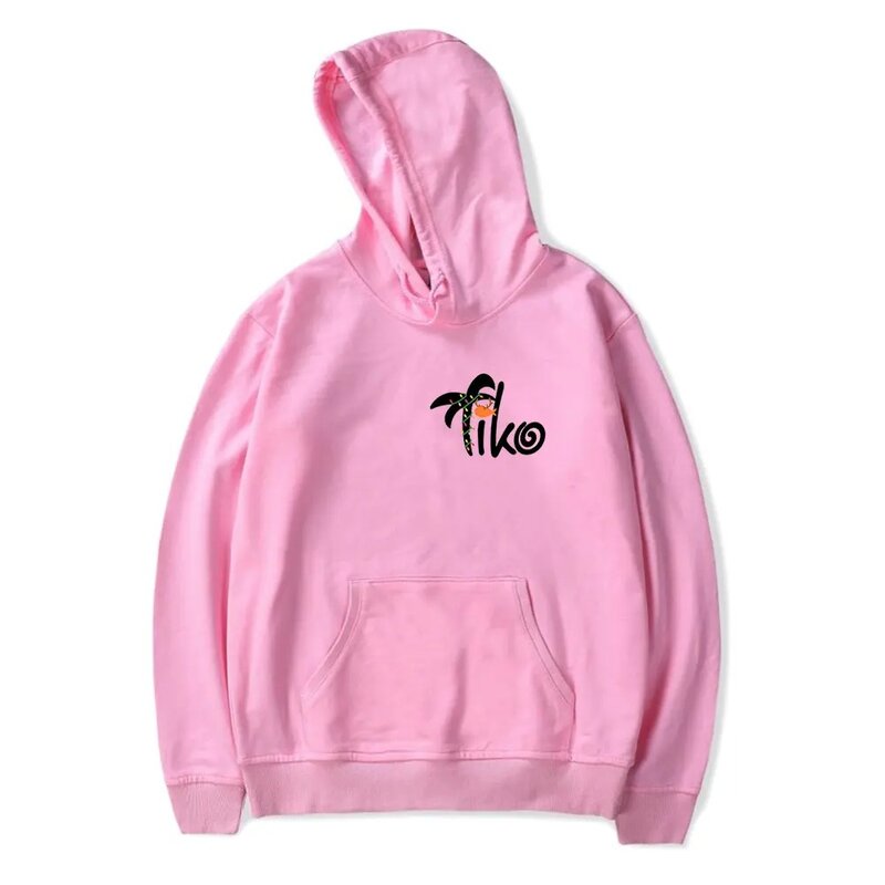 Tiko jugend-hoodies de manga comprida para homem e mulher, top casual, roupa de jogo, férias